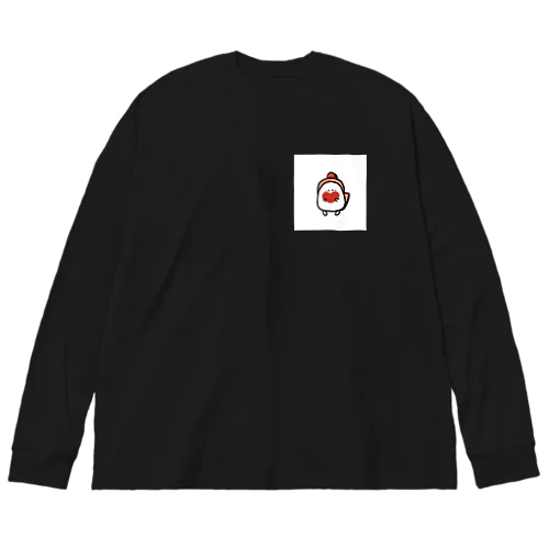 ハートを持つ寿司のキャラクター Big Long Sleeve T-Shirt