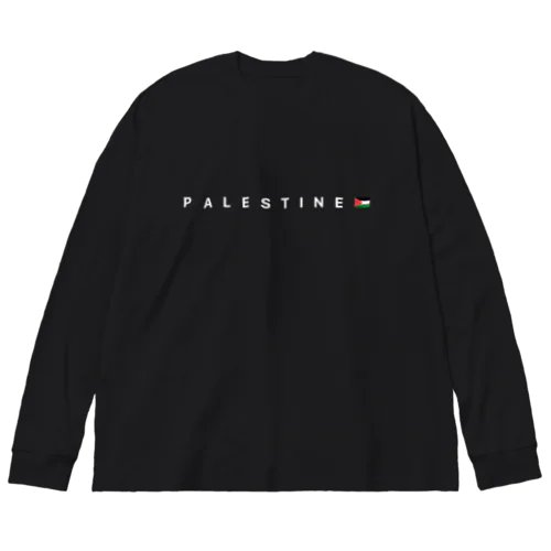 Free PALESTINE 2 ビッグシルエットロングスリーブTシャツ