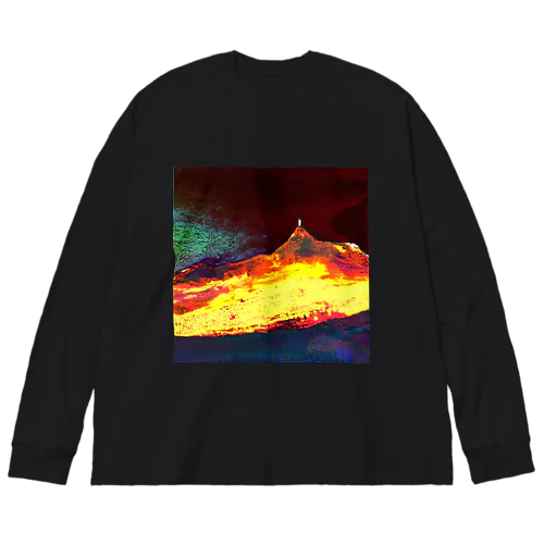 火口の夜 Big Long Sleeve T-Shirt