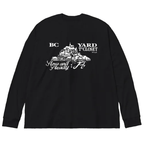 BACKYARD TO CLOSET TEE〈PCWE23W〉 Big Long Sleeve T-Shirt