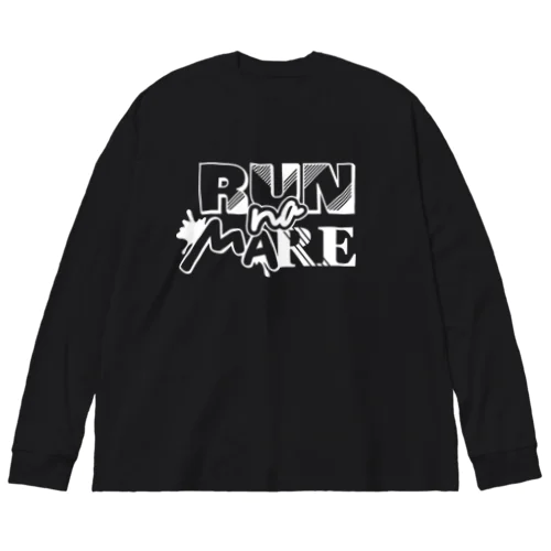 RUNnaMARE 濃色 ビッグシルエットロングスリーブTシャツ