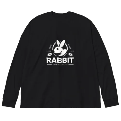 Rabbit ビッグシルエットロングスリーブTシャツ