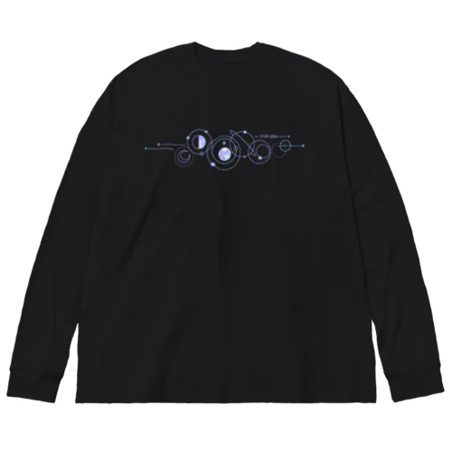 スターシード/宇宙/星 ビッグシルエットロングスリーブTシャツ