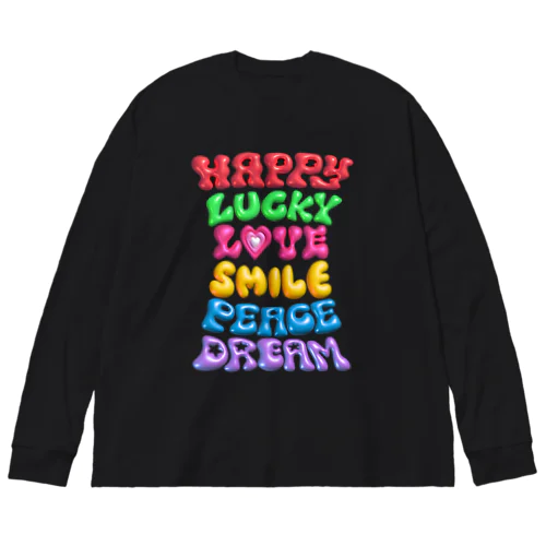 ポジティヴバイヴス Big Long Sleeve T-Shirt