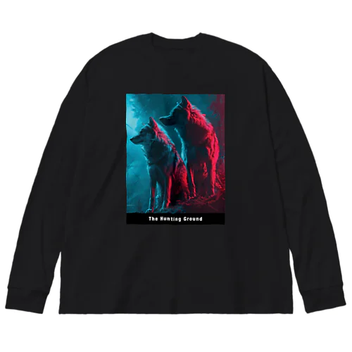 What do the wolves see?🐺🐺🐺 ビッグシルエットロングスリーブTシャツ