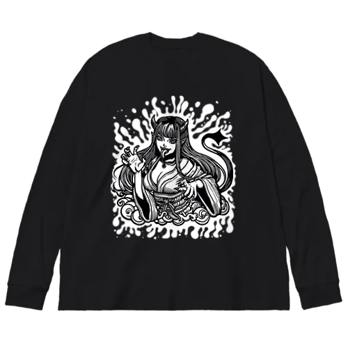 鬼姫 HOTOBASHI Big Long Sleeve T-Shirt