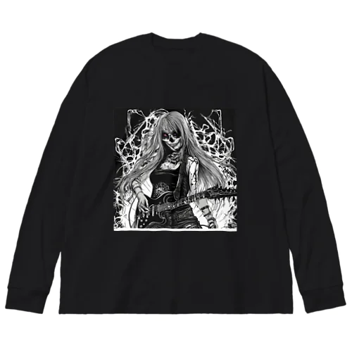 death metal girl ＝ＪＵＬＩＡ＝　 Big Long Sleeve T-Shirt