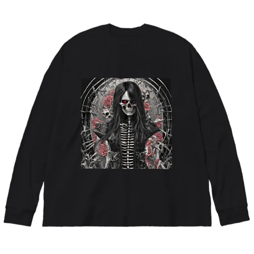 death metal girl ＝GIRUVA＝ ビッグシルエットロングスリーブTシャツ