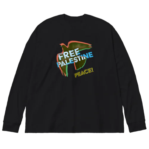 【パレスチナ連帯】PEACE Big Long Sleeve T-Shirt