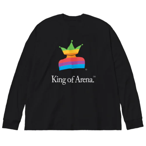 "Think Arena" Rainbow Logo ビッグシルエットロングスリーブTシャツ