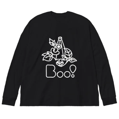 Boo!(からかさおばけ) ビッグシルエットロングスリーブTシャツ