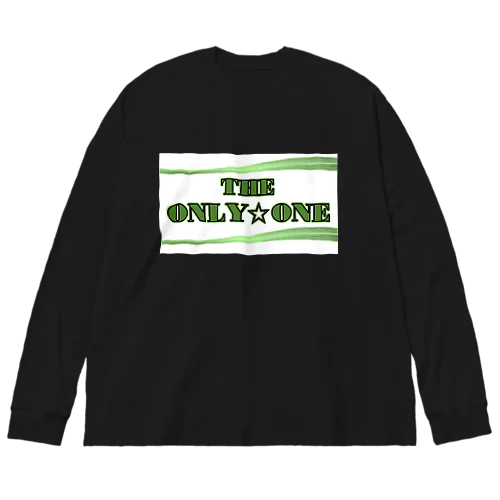 THE ONLY ONE 『グリーンシャドウ』 ビッグシルエットロングスリーブTシャツ