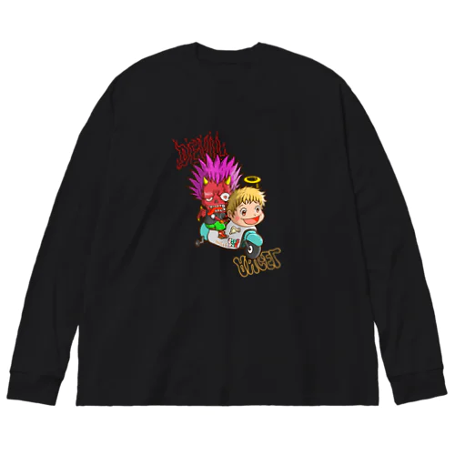 悪魔と天使 Big Long Sleeve T-Shirt