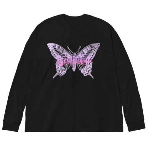 Beautiful Butterfly ビッグシルエットロングスリーブTシャツ