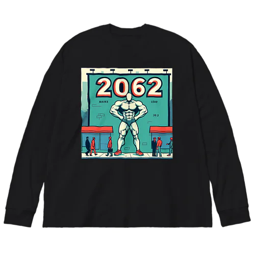 【2062】アート ビッグシルエットロングスリーブTシャツ