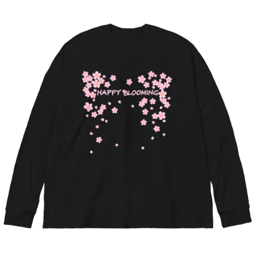 HAPPY BLOOMING Big Long Sleeve T-Shirt