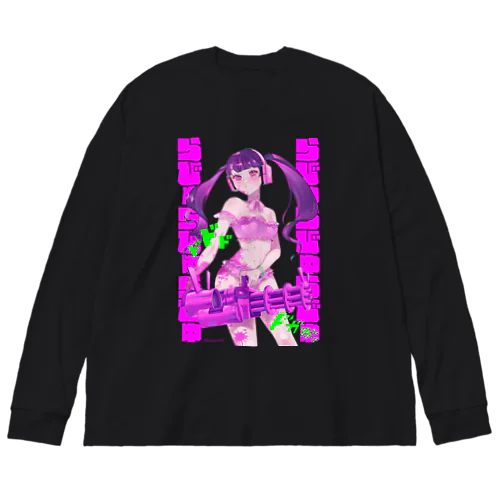 悪魔的可愛的ガトリング Big Long Sleeve T-Shirt