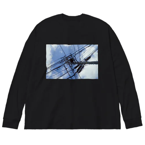 電線5 Big Long Sleeve T-Shirt