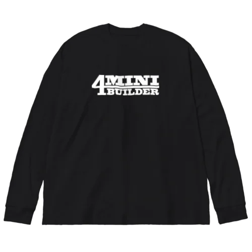 4miniビルダー ４ミニ バイク ホワイト Big Long Sleeve T-Shirt