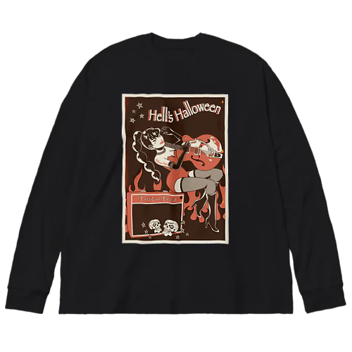 地獄のギターヒロイン Big Long Sleeve T-Shirt