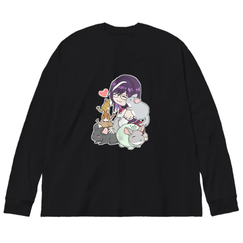 葉月なちゅえ＆ほわぷりちんちらーずコラボグッズ Big Long Sleeve T-Shirt