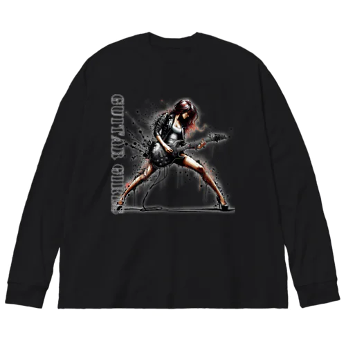 GUITAR GIRLS 3 Big Long Sleeve T-Shirt