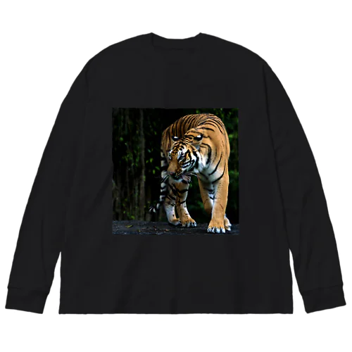 Tiger_虎 Big Long Sleeve T-Shirt