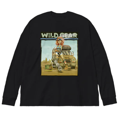 WILD GEAR ビッグシルエットロングスリーブTシャツ