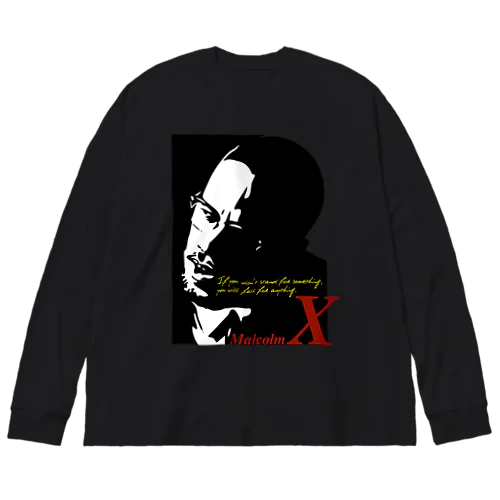 MALCOLM X Big Long Sleeve T-Shirt