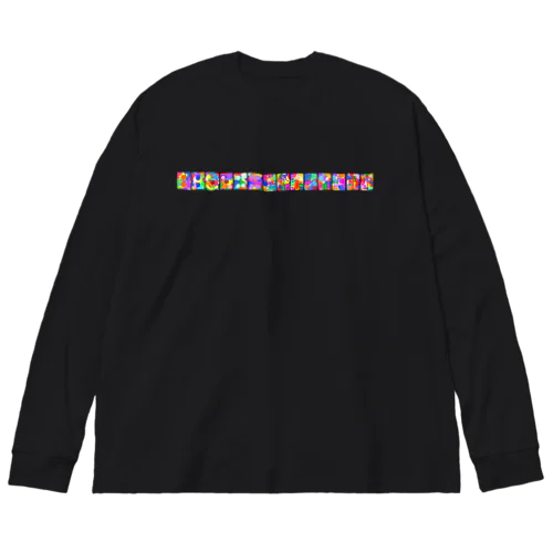 カラフルな七対子 Big Long Sleeve T-Shirt