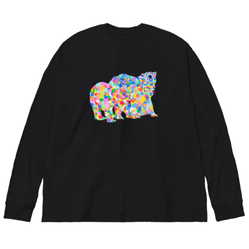 カラフルなシロクマ Big Long Sleeve T-Shirt