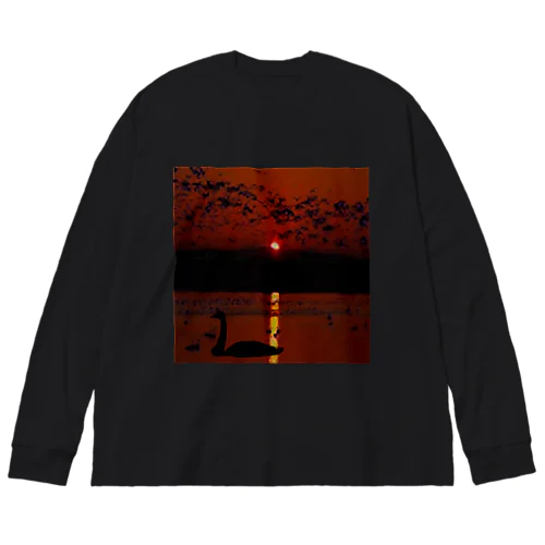 伊豆沼の渡り鳥 Big Long Sleeve T-Shirt