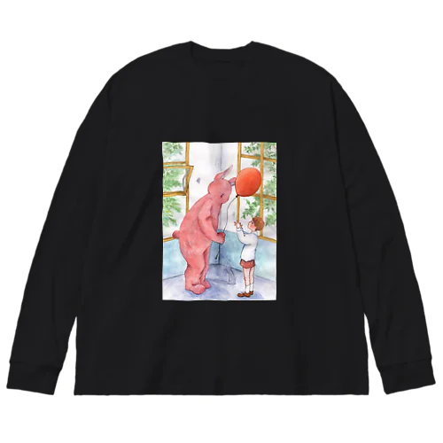 うさぎの皮を被った悪魔と少年 Big Long Sleeve T-Shirt