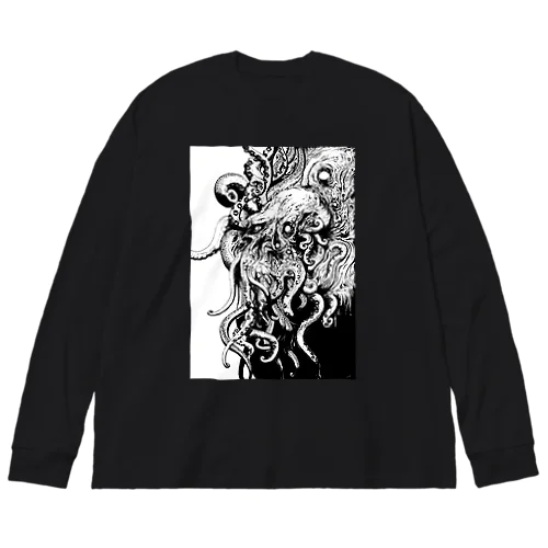 Octopus Ghost ビッグシルエットロングスリーブTシャツ