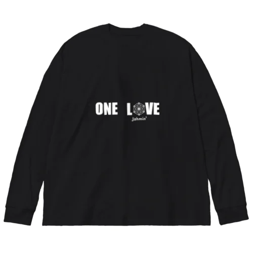 ONE LOVE logo 루즈핏 롱 슬리브 티셔츠