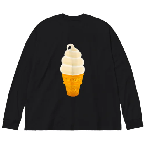 🍦光るソフトクリーム ビッグシルエットロングスリーブTシャツ