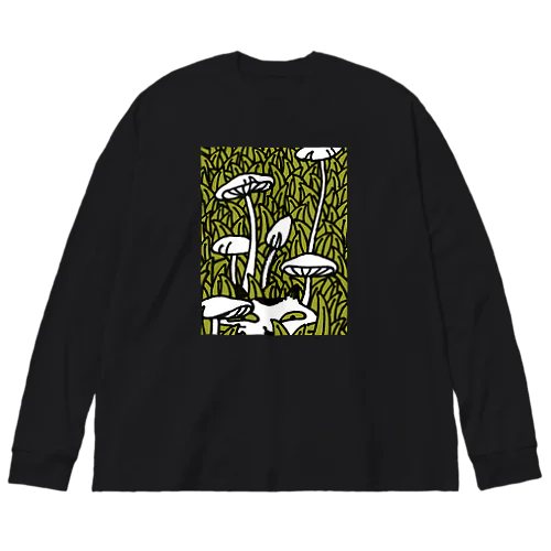 くさむらきのこなまら猫 Big Long Sleeve T-Shirt