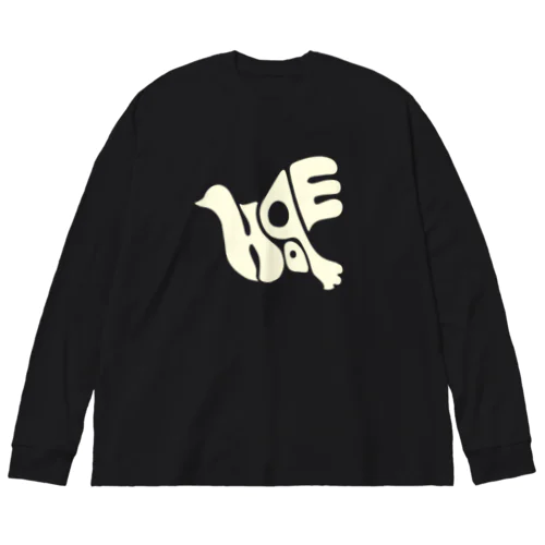 復刻版 hope  白 Big Long Sleeve T-Shirt