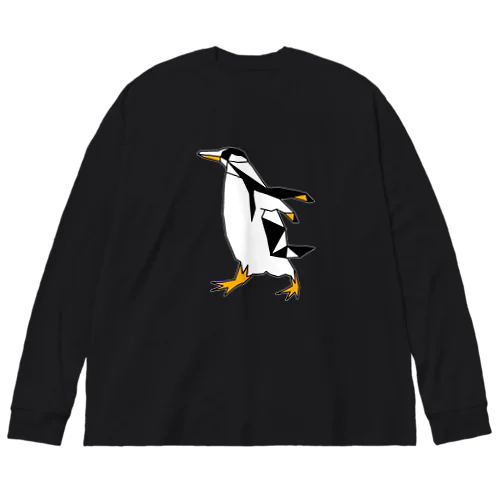 走れペンギン ビッグシルエットロングスリーブTシャツ