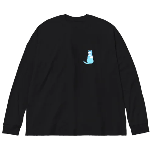 青空にゃんこ Big Long Sleeve T-Shirt