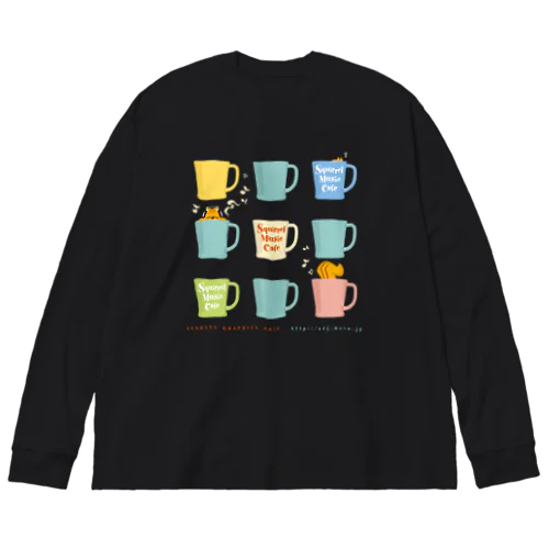 りすカフェ2014 ビッグシルエットロングスリーブTシャツ