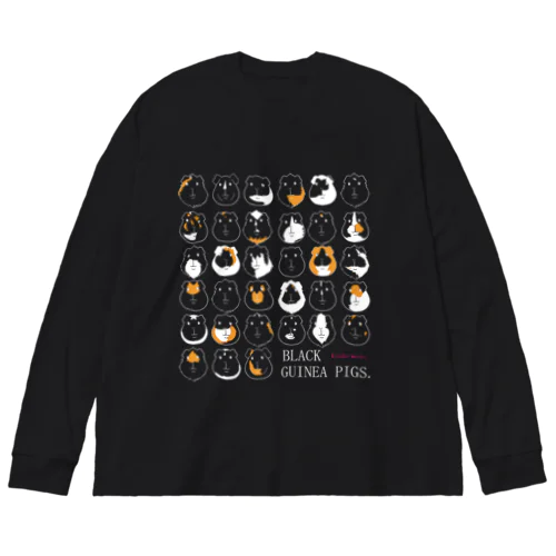 BLACK GUINEA PIGS.(モルモット) Big Long Sleeve T-Shirt