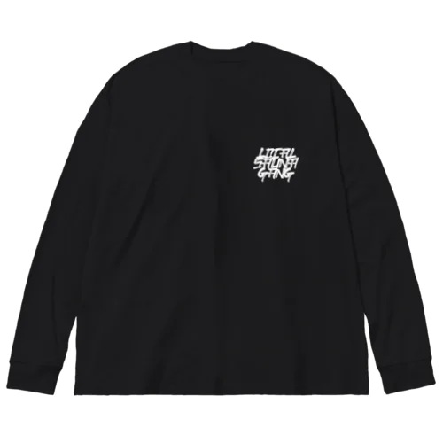 LOCAL SAUNA GANG white Big Long Sleeve T-Shirt