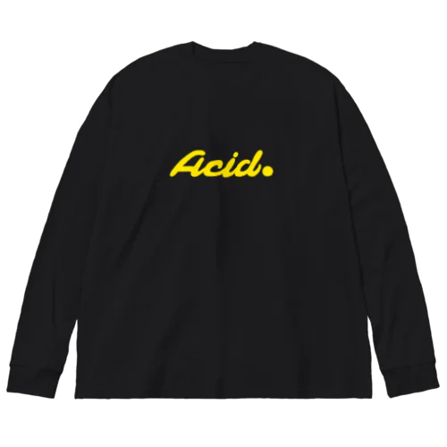 Acid ☺ Yellow Big Long Sleeve T-Shirt