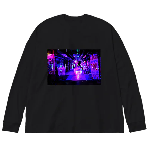 nightmare-パープル Big Long Sleeve T-Shirt