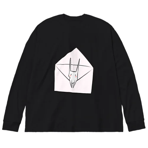 送られるうさぎ。 Big Long Sleeve T-Shirt