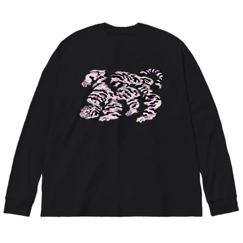 tiger雲 루즈핏 롱 슬리브 티셔츠