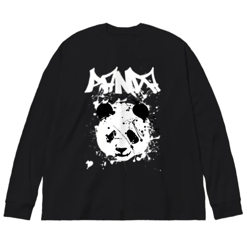 DRIPPING PANDA ビッグシルエットロングスリーブTシャツ