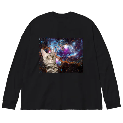 うちの宇宙猫 ビッグシルエットロングスリーブTシャツ