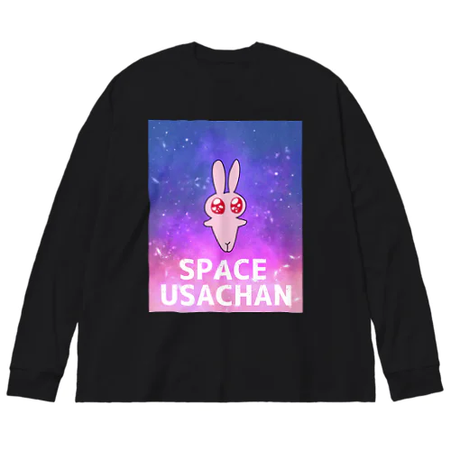 SPACE USACHAN ビッグシルエットロングスリーブTシャツ